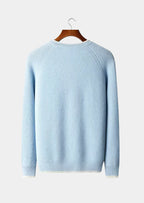 NORVALE WOOL TWO TONE CREWNECK