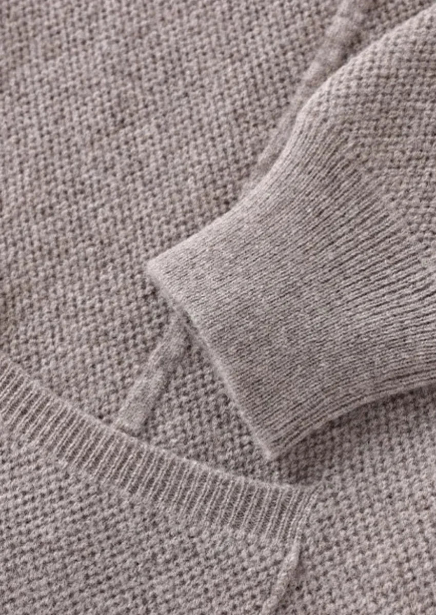 100% CASHMERE BUTTON OVERSHIRT