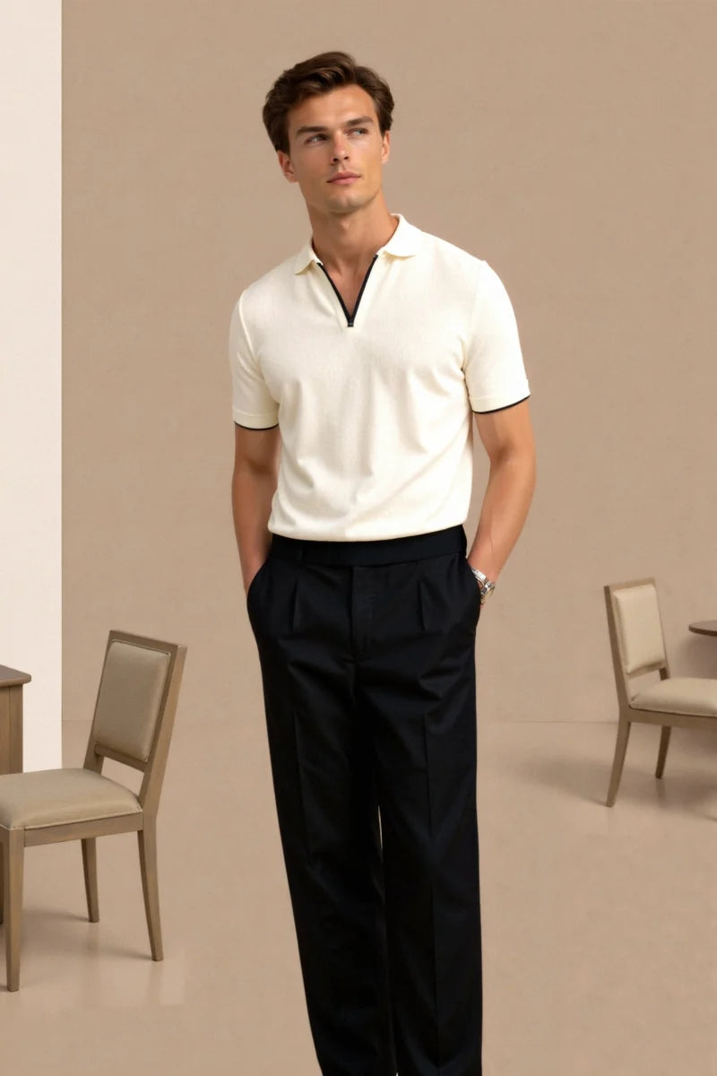 Norvale Contrast Slim Fitted Polo