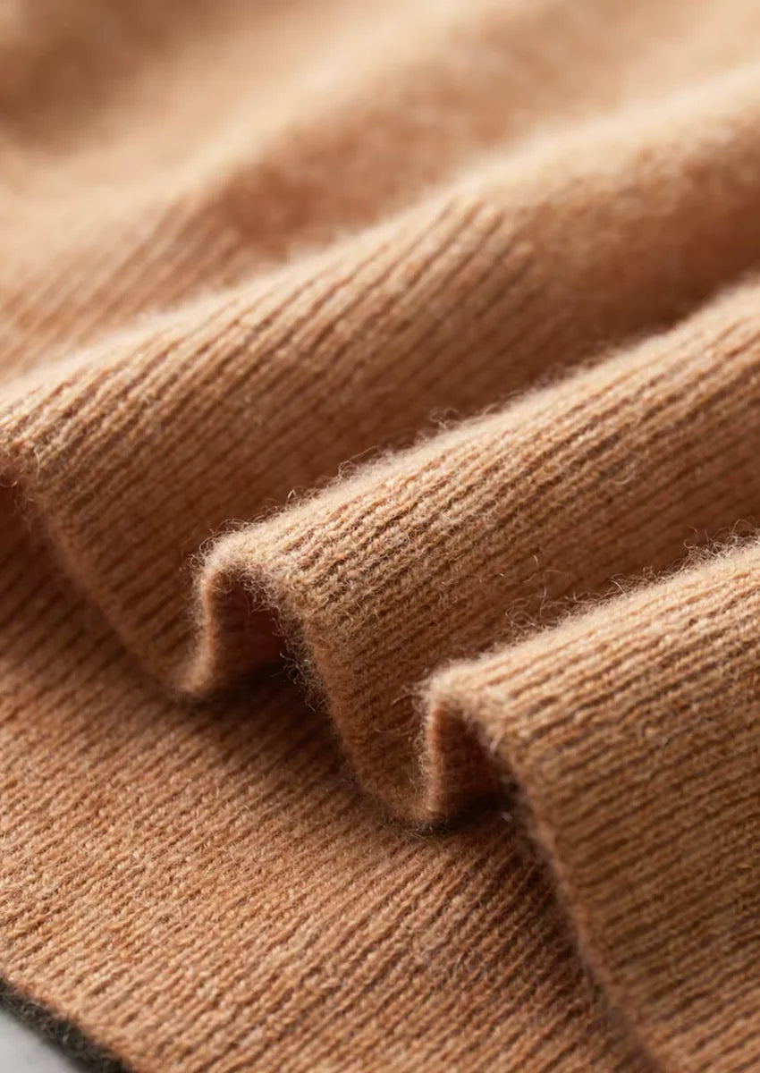 100% CASHMERE CLASSIC CREWNECK T-SHIRT