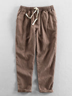 Linen Cotton Blend Shorts