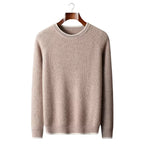 NORVALE WOOL TWO TONE CREWNECK