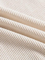 Short Sleeve Corduroy Button Shirt