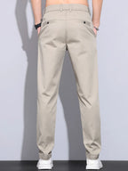Straight-Leg Pants with Elastic Waistband