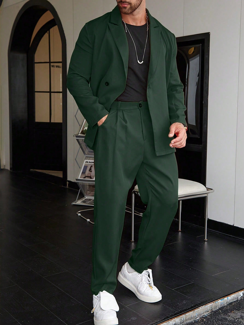 Old Money Casual One-Color Men’s Suit