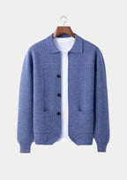 100% CASHMERE BUTTON OVERSHIRT