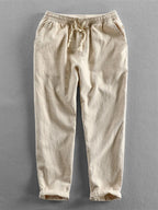 Linen Cotton Blend Shorts