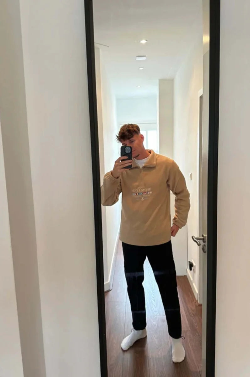 Monaco Pullover with Zipper