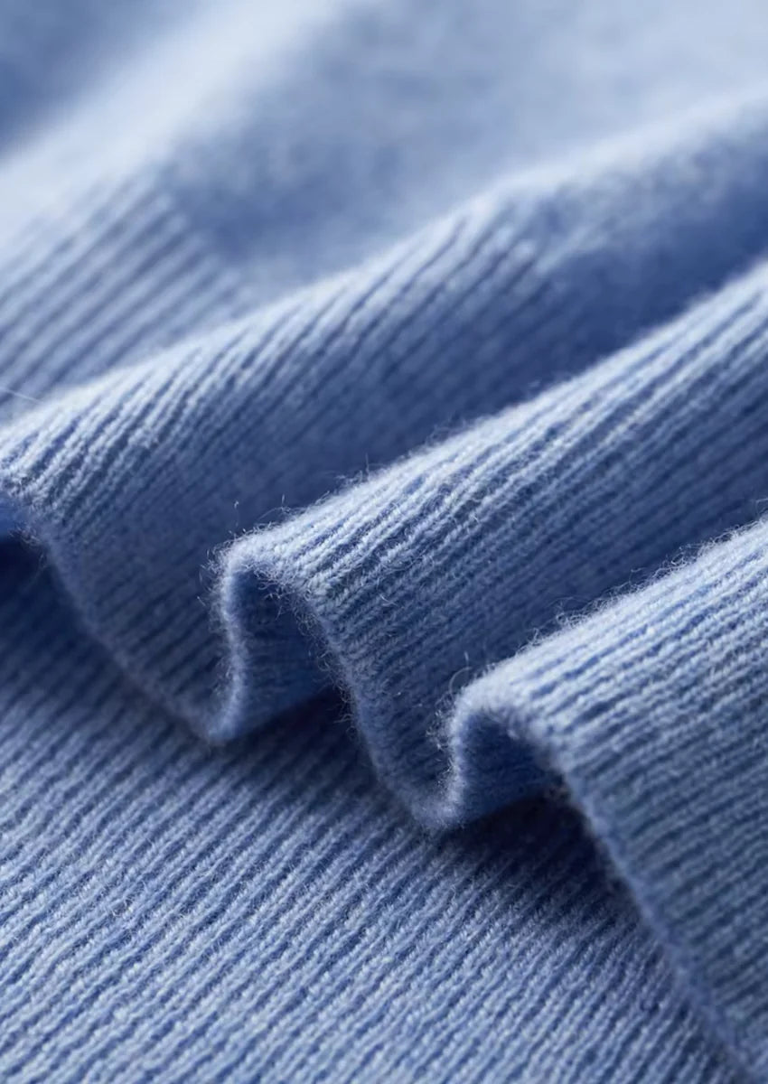 100% CASHMERE CLASSIC CREWNECK T-SHIRT