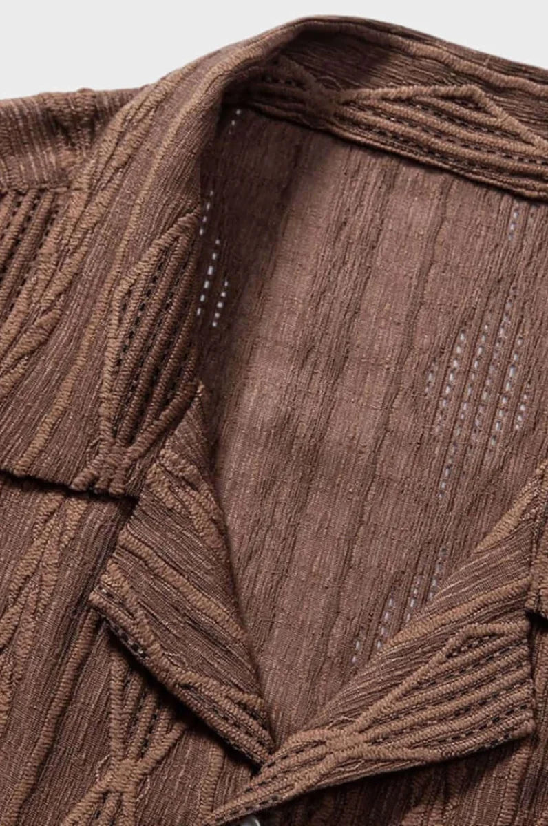 Beige Jacquard Set Palermo