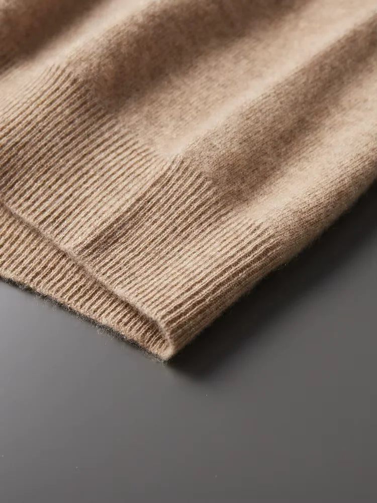100% CASHMERE HOODED SWEATER