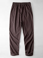 Straight-Leg Linen Pants