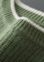 NORVALE WOOL TWO TONE CREWNECK