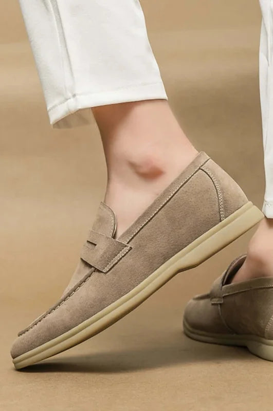 Suede Leather Loafers