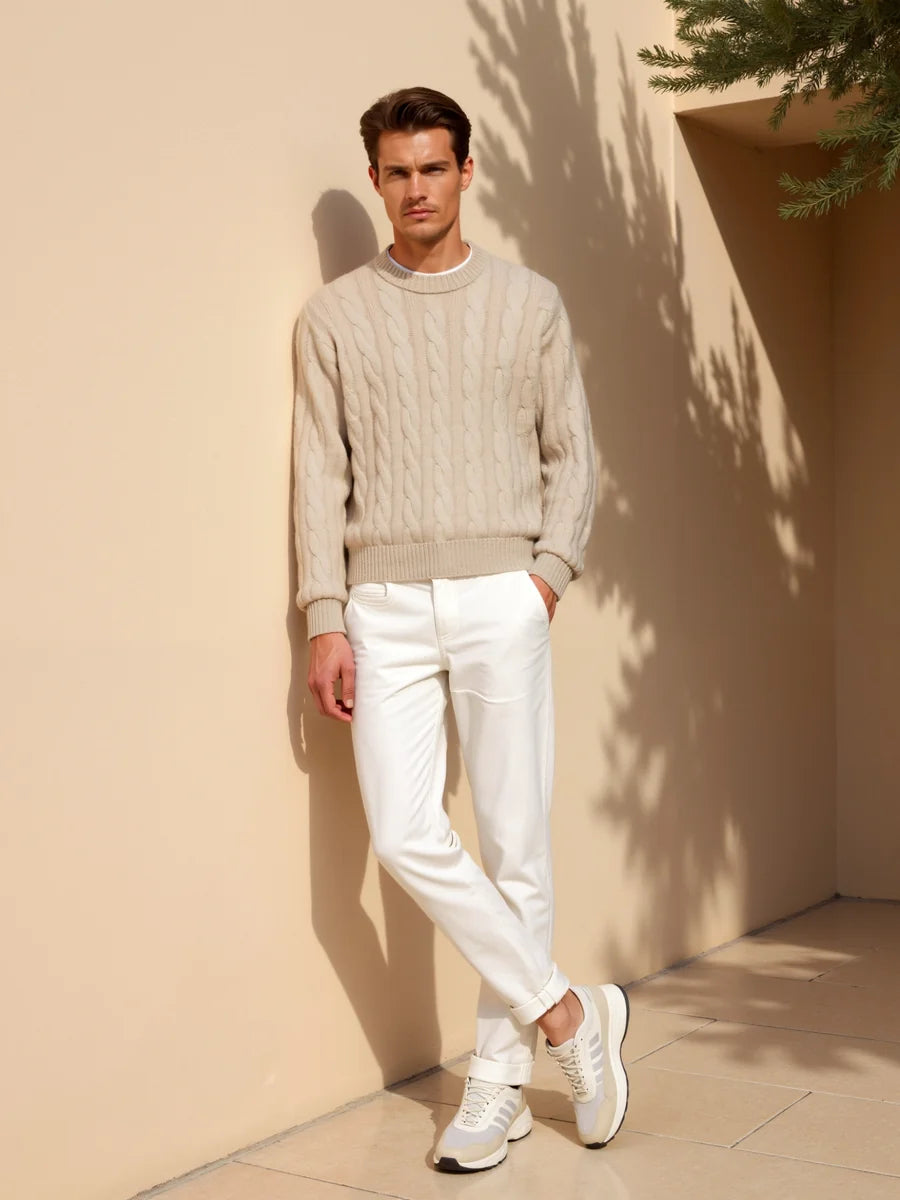 Cashmere Cable Knit Sweater