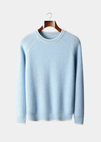 NORVALE WOOL TWO TONE CREWNECK