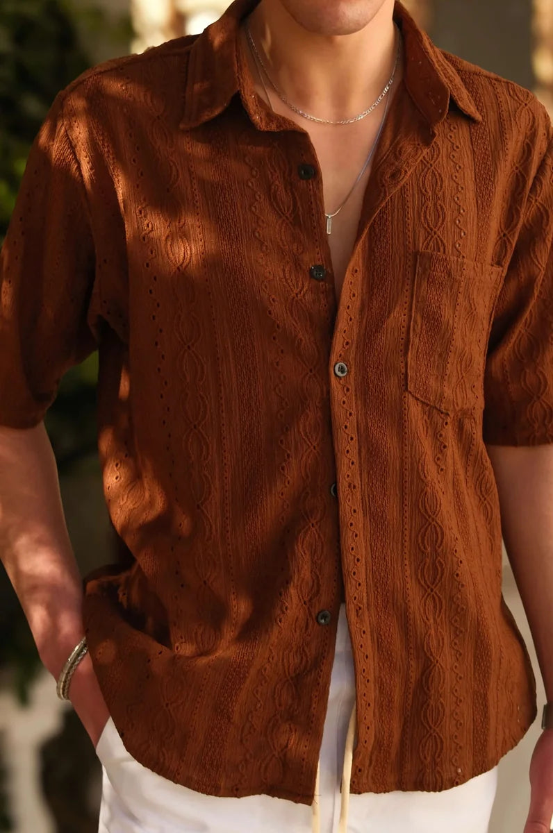 Beige Jacquard Set Palermo
