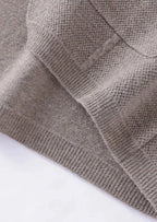 100% CASHMERE BUTTON OVERSHIRT
