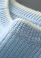 NORVALE WOOL TWO TONE CREWNECK