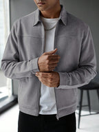Old Money Casual Solid Color Jacket