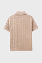 Knitted Button Up Shirt