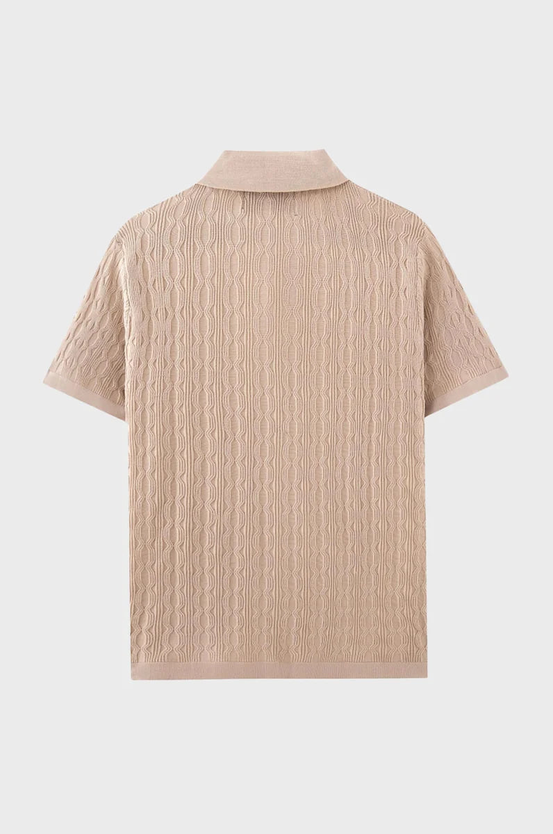 Knitted Button Up Shirt