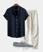 Old Money Outfit - Dark Blue