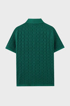 Knitted Button Up Shirt