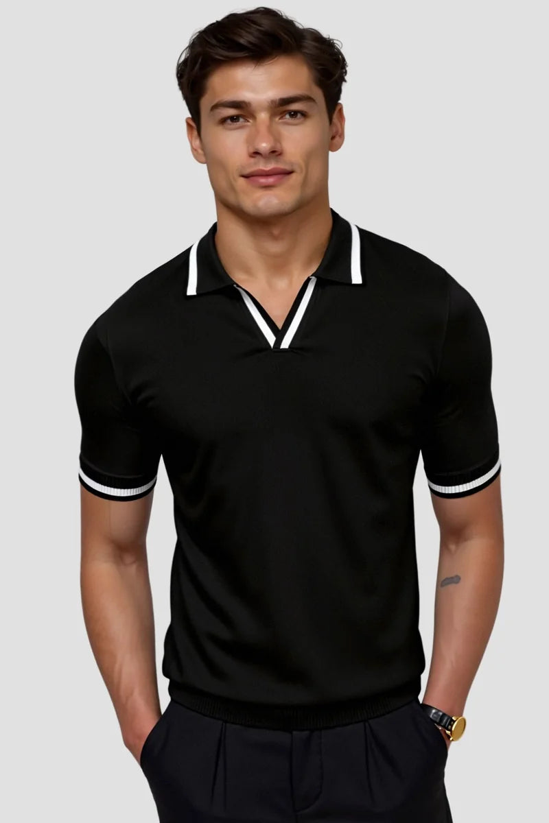 Norvale Contrast Slim Fitted Polo