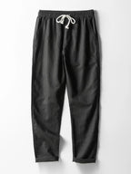 Linen Rayon Blend Button Shirt and Straight-Leg Linen Pants