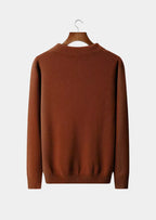NORVALE WOOL RIBBED BUTTONLESS POLO