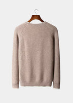 NORVALE WOOL TWO TONE CREWNECK