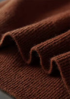 NORVALE WOOL RIBBED BUTTONLESS POLO