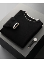 NORVALE WOOL TWO TONE CREWNECK