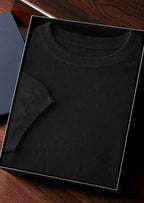 100% CASHMERE CLASSIC CREWNECK T-SHIRT