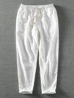 Linen Cotton Blend Shorts