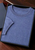 100% CASHMERE CLASSIC CREWNECK T-SHIRT