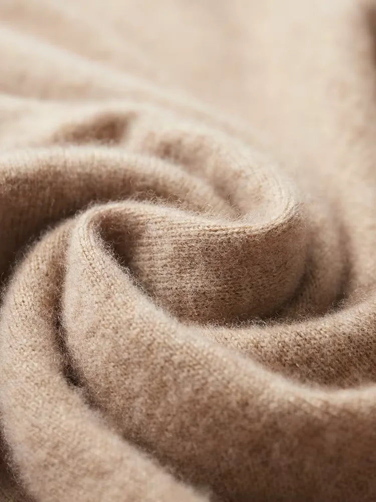100% CASHMERE HOODED SWEATER
